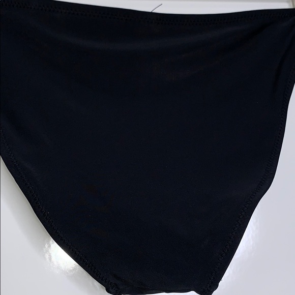 NWOTs TOPSHOP • Black Rose Tanga Swimsuit Bottom - Picture 4 of 7